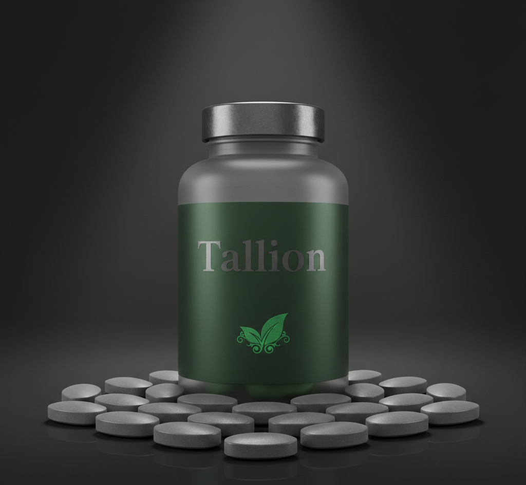Tallion — Complemento alimenticio de yovqera. Bote con 90 cápsulas de 750 mg.